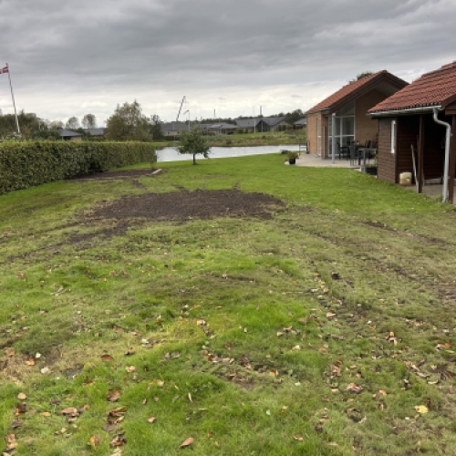 Forberedelse af haveareal før etablering af belægning og kantafgrænsning